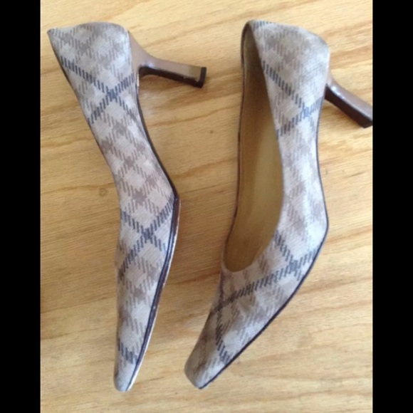 BALLIN MADE IN italy plaid pumps 40 10 - Picture 2 of 7